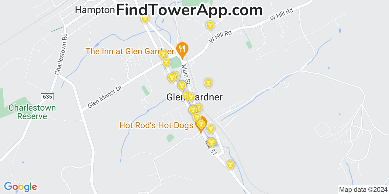 T-Mobile 4G/5G cell tower coverage map Glen Gardner, New Jersey
