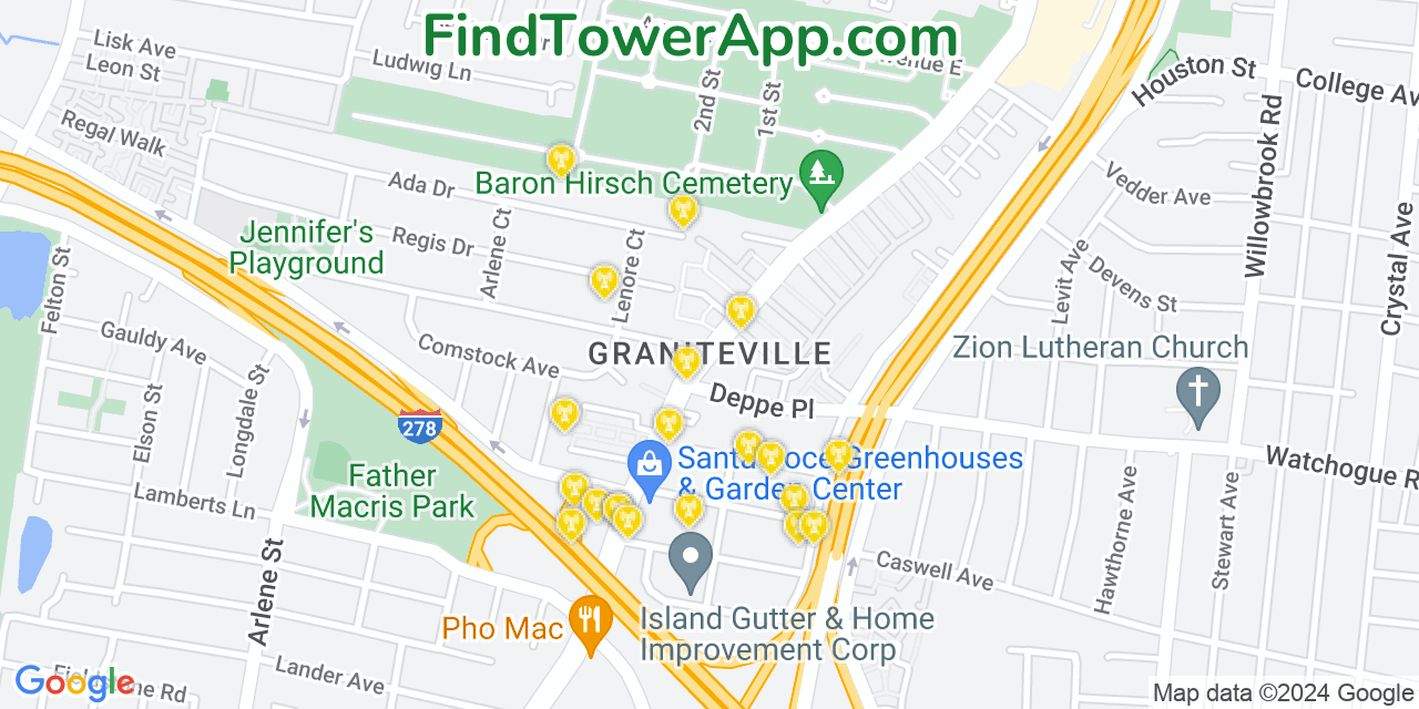 Verizon 4G/5G cell tower coverage map Graniteville, New York