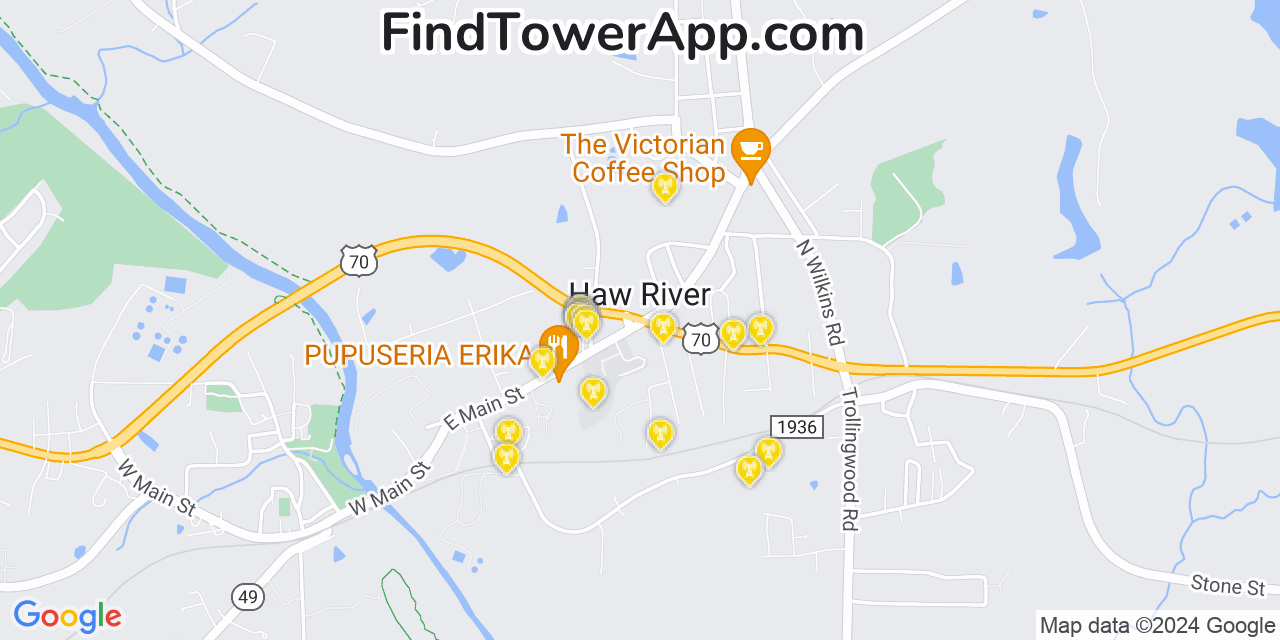 T-Mobile 4G/5G cell tower coverage map Haw River, North Carolina