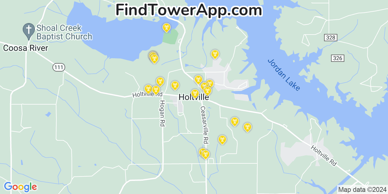 T-Mobile 4G/5G cell tower coverage map Holtville, Alabama