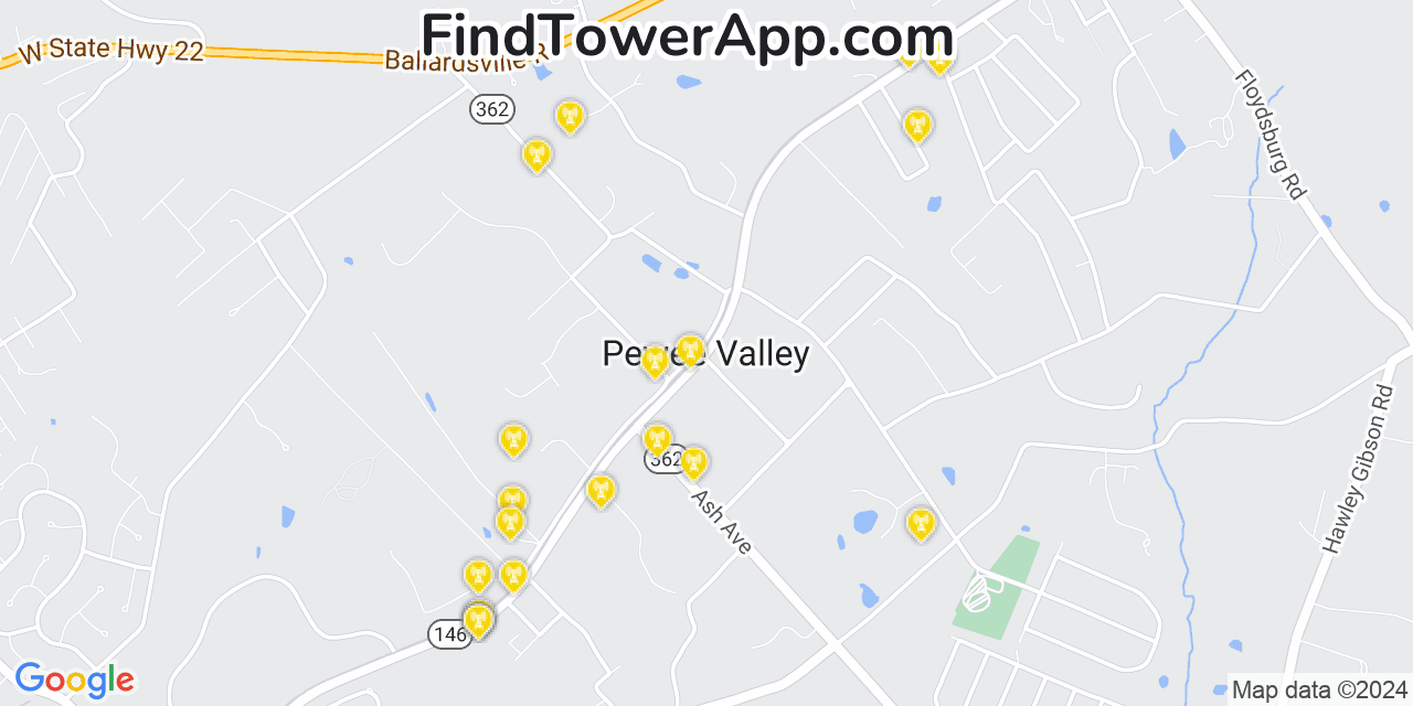 T-Mobile 4G/5G cell tower coverage map Pewee Valley, Kentucky