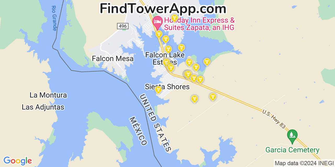 T-Mobile 4G/5G cell tower coverage map Siesta Shores, Texas