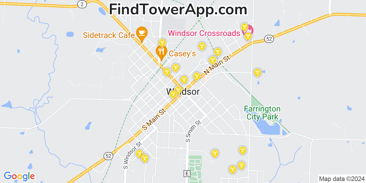 T-Mobile 4G/5G cell tower coverage map Windsor, Missouri