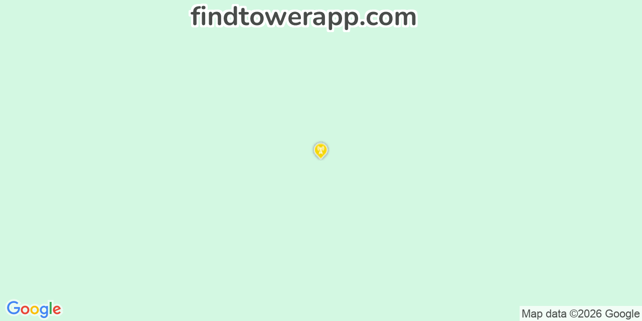 Map showing the 1 primary Rogers cell tower locations in 1 