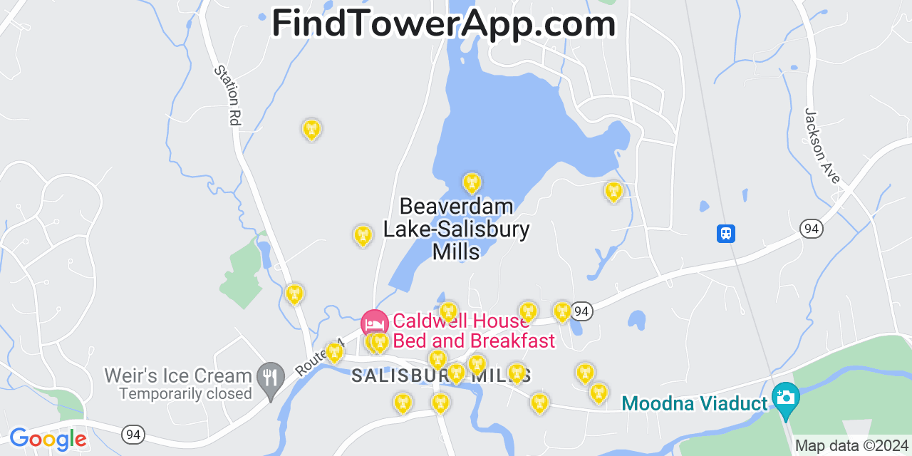 Verizon 4G/5G cell tower coverage map Beaver Dam Lake, New York