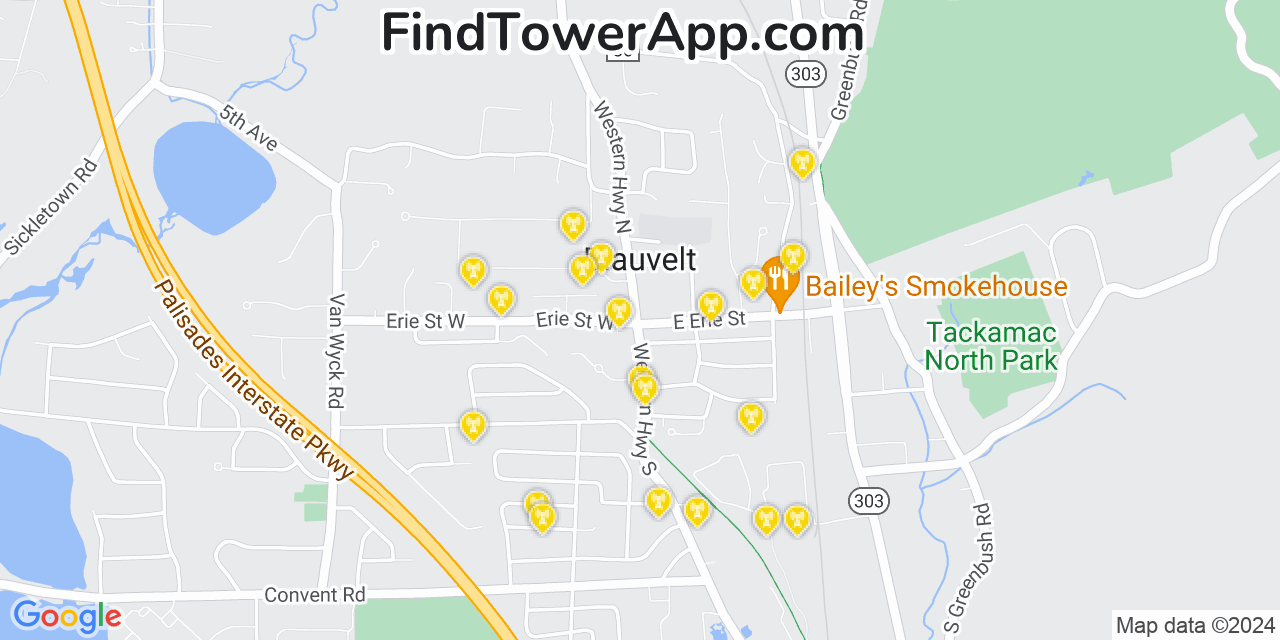 T-Mobile 4G/5G cell tower coverage map Blauvelt, New York