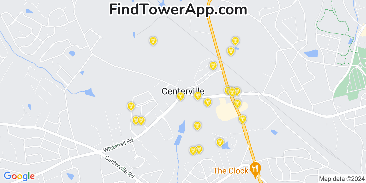 T-Mobile 4G/5G cell tower coverage map Centerville, South Carolina