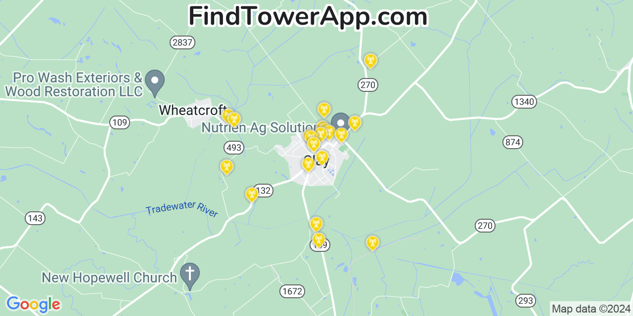 T-Mobile 4G/5G cell tower coverage map Clay, Kentucky