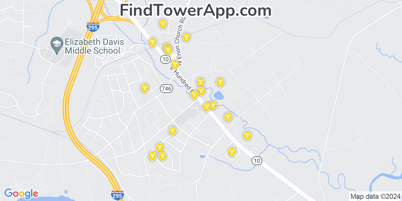 T-Mobile 4G/5G cell tower coverage map Enon, Virginia