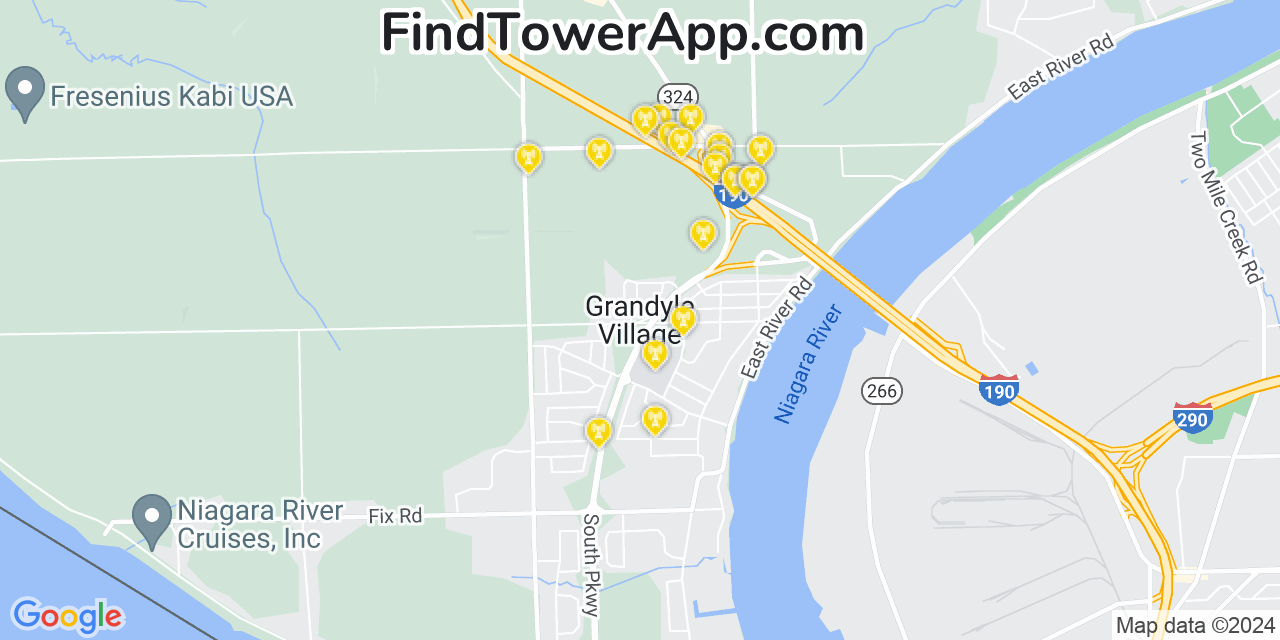 T-Mobile 4G/5G cell tower coverage map Grandyle Village, New York