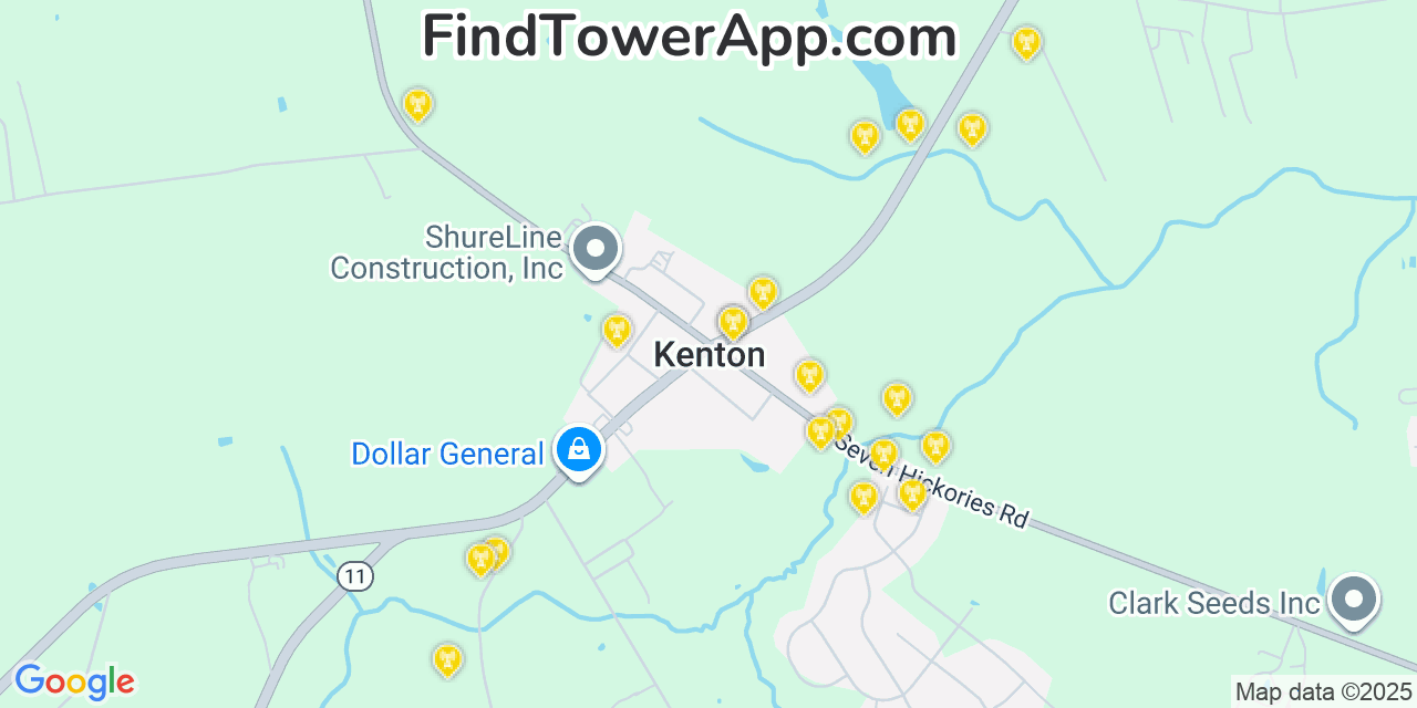 Kenton Verizon Cell Towers, Delaware - FindTower App