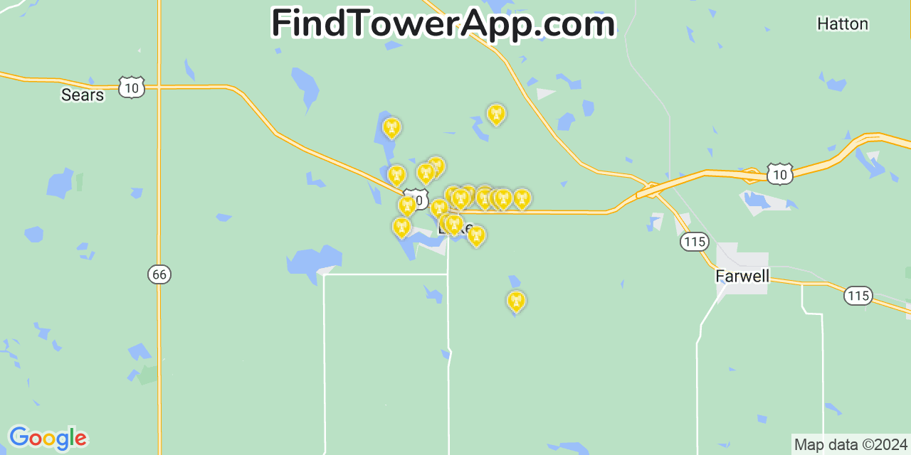 L (Michigan) 4G/5G cell tower coverage map