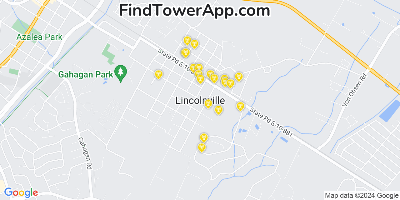 T-Mobile 4G/5G cell tower coverage map Lincolnville, South Carolina