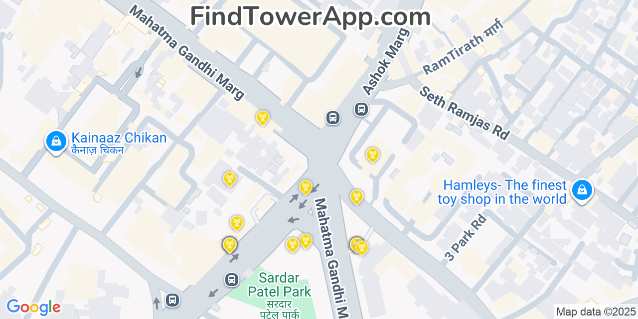 Lucknow Cell Towers, India - FindTower App Coverage Maps