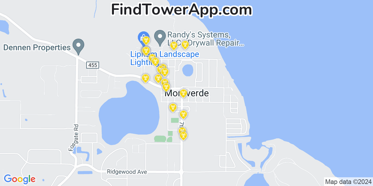 T-Mobile 4G/5G cell tower coverage map Montverde, Florida