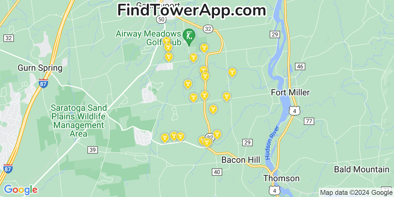 Verizon 4G/5G cell tower coverage map Northumberland, New York