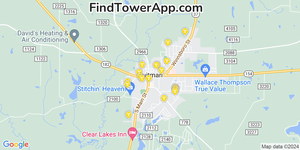 T-Mobile 4G/5G cell tower coverage map Quitman, Texas
