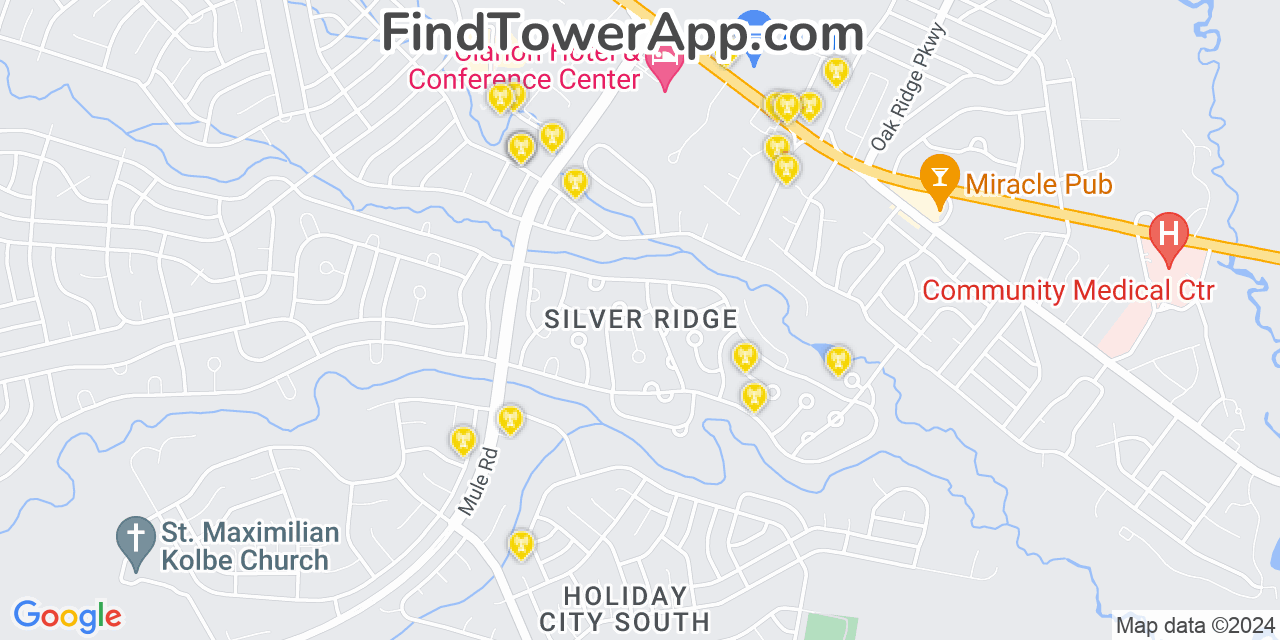 Verizon 4G/5G cell tower coverage map Silver Ridge, New Jersey