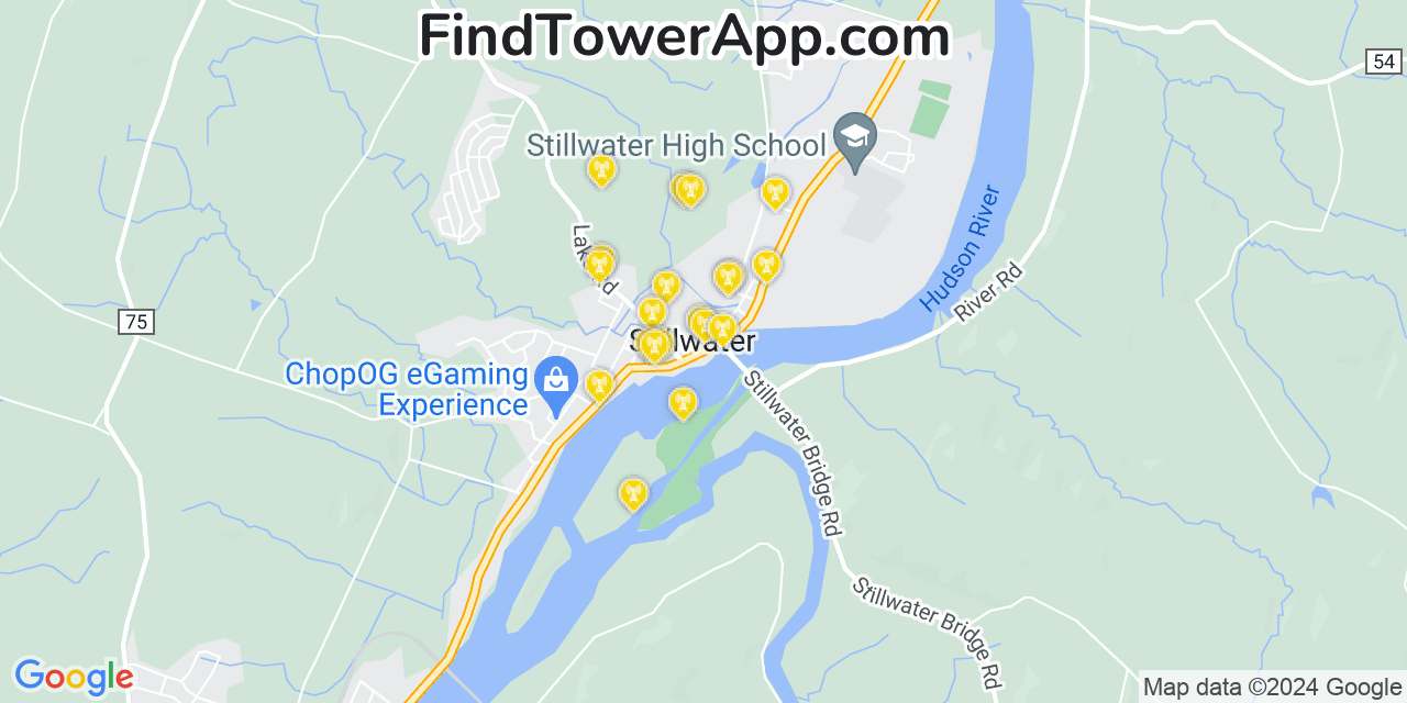 T-Mobile 4G/5G cell tower coverage map Stillwater, New York