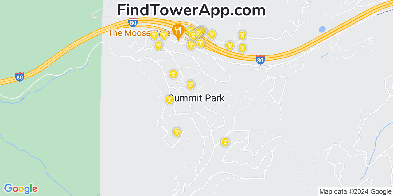 T-Mobile 4G/5G cell tower coverage map Summit Park, Utah