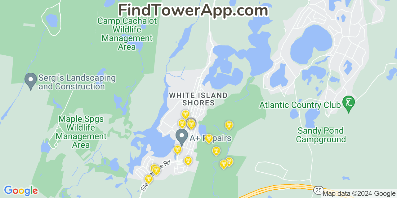 T-Mobile 4G/5G cell tower coverage map White Island Shores, Massachusetts